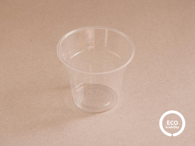 Bio PLA pohár na studené bez loga 200 ml (10 oz) Ø 96 mm