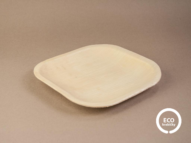 Palmový tanier čtvorec 20×20 cm