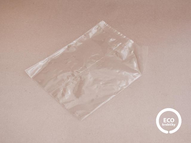 Bio PLA sáček na sendvič transparentní 20,5 x 17,5 cm