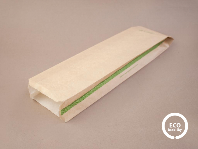 Bio papírový sáček THERMA perforovaný 35,6 x 10,2 cm