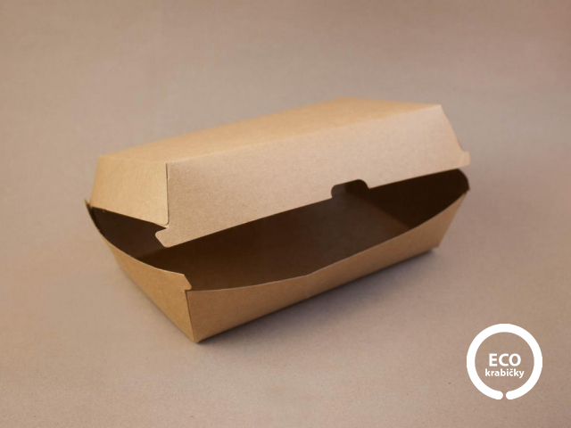 Papierový sendvič box S
